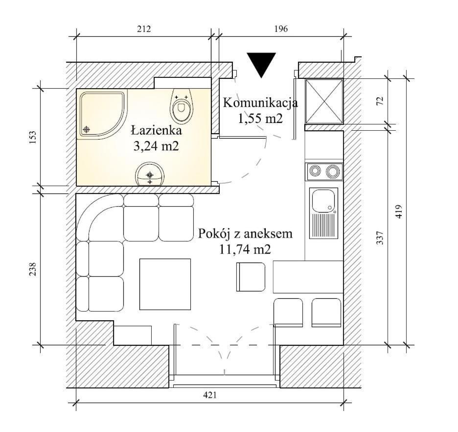 Villa Baltic Chalupy - Apartament Nr 1 Dış mekan fotoğraf